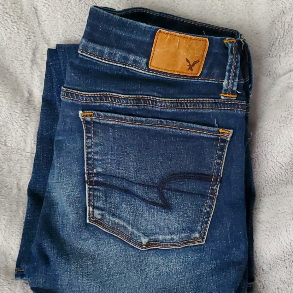 AE boho artist flare Jeans size 2